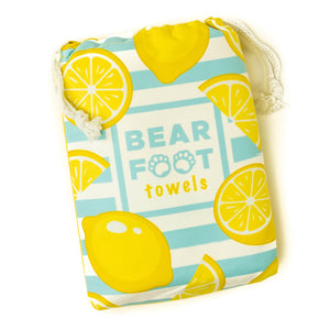 Lemon Beach Towel - Microfiber